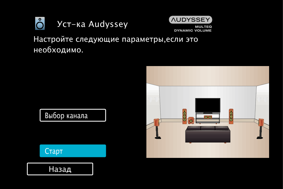 GUI Audyssey4 S64